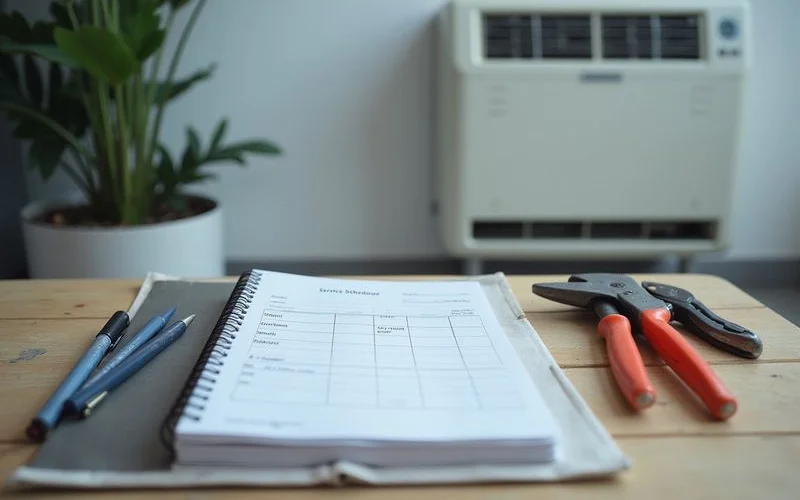 Jadual penyelenggaraan aircond