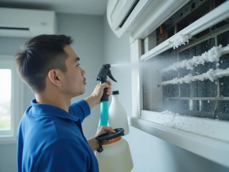 Proses penyemburan bahan kimia khas