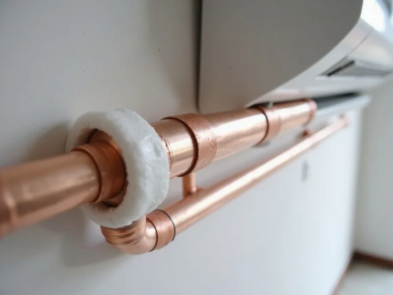 Pemasangan paip kuprum aircond