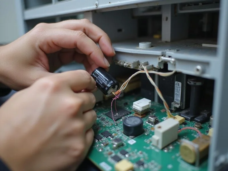 Penggantian kapasitor aircond