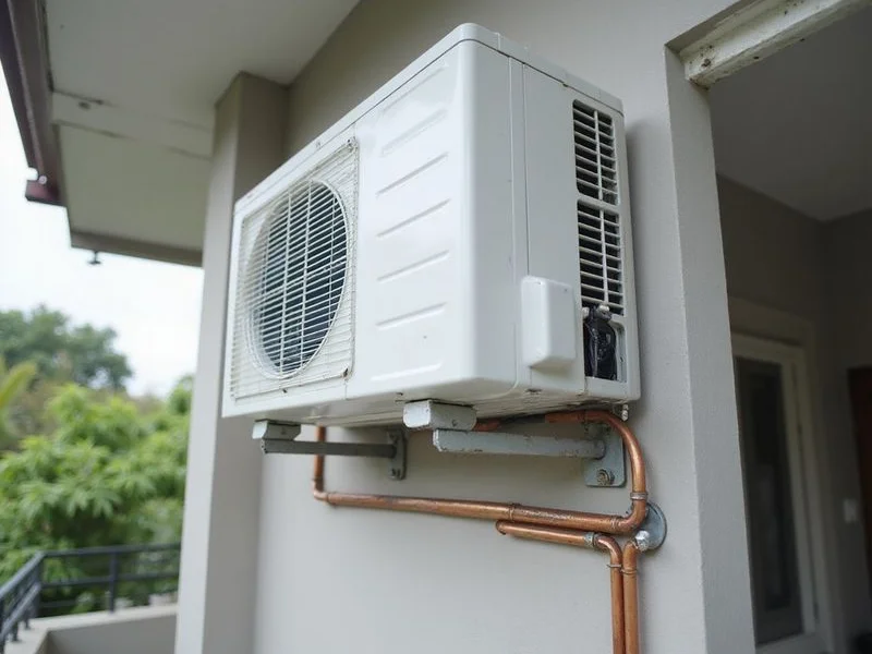 Pemasangan unit outdoor aircond