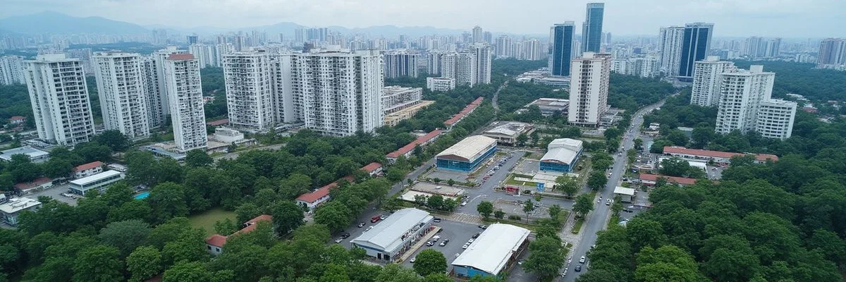 Lokasi pejabat Encik Beku di Setapak, Kuala Lumpur